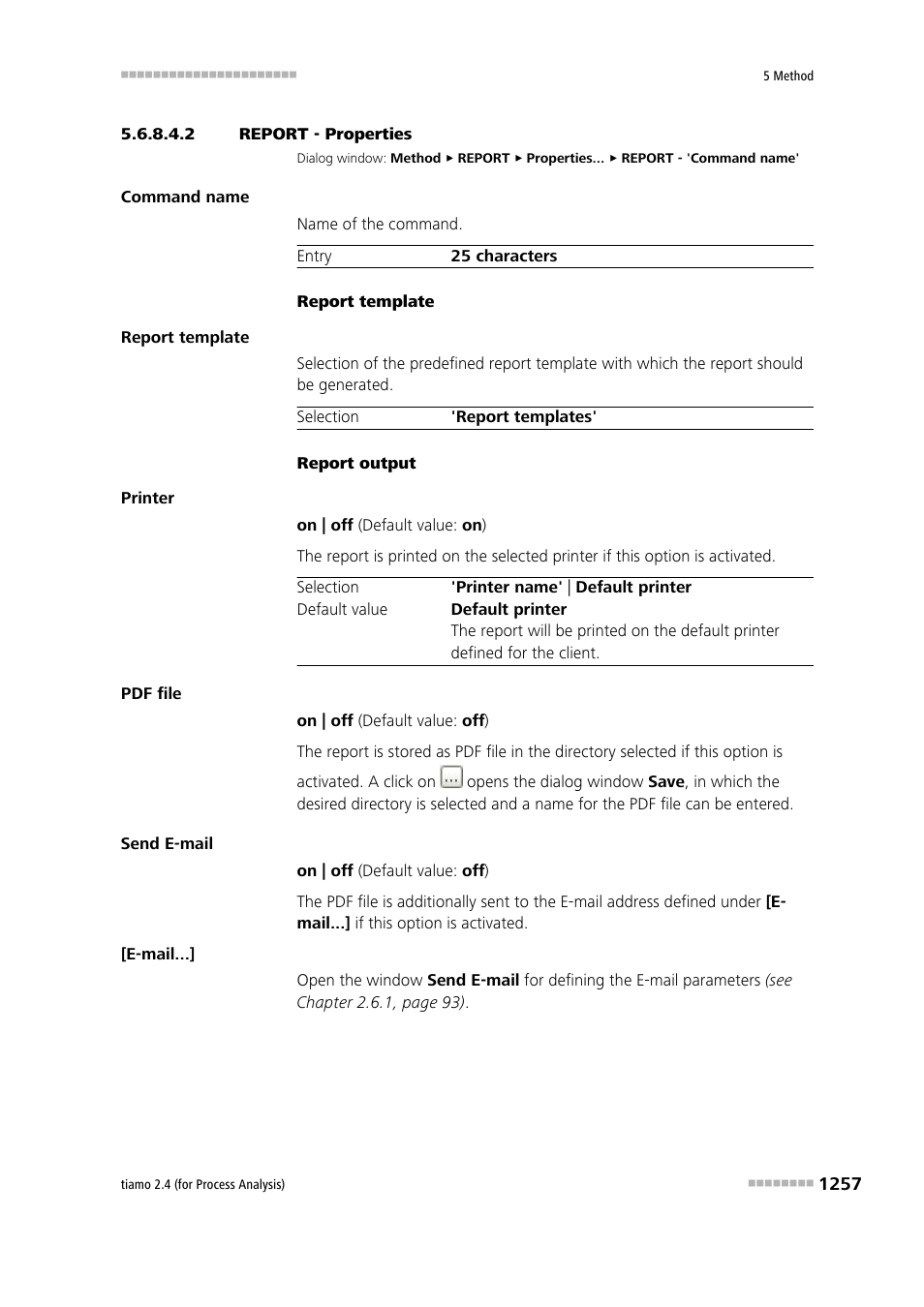 2 report - properties | Metrohm tiamo 2.4 (process analysis) User Manual | Page 1273 / 1809