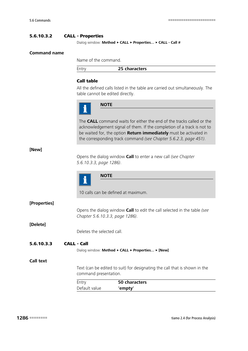 2 call - properties, 3 call - call | Metrohm tiamo 2.4 (process analysis) User Manual | Page 1302 / 1809