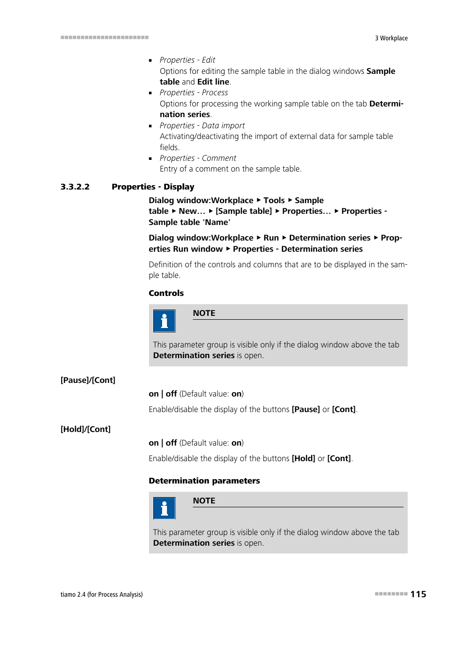 2 properties - display | Metrohm tiamo 2.4 (process analysis) User Manual | Page 131 / 1809