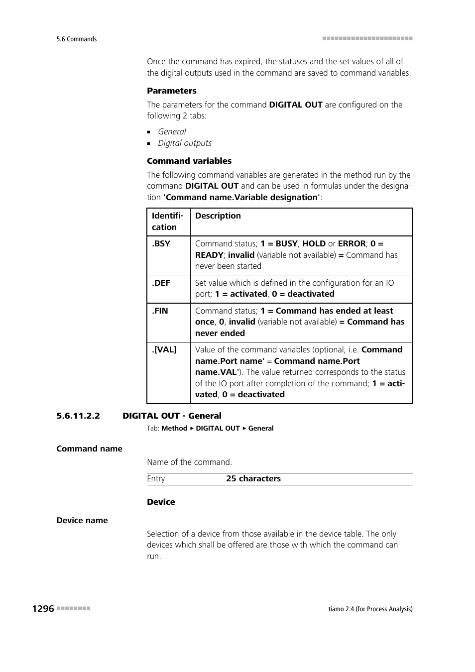 2 digital out - general | Metrohm tiamo 2.4 (process analysis) User Manual | Page 1312 / 1809