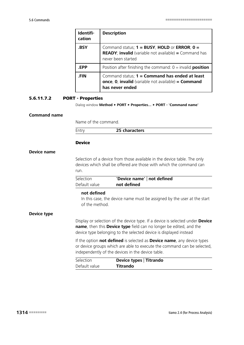 2 port - properties | Metrohm tiamo 2.4 (process analysis) User Manual | Page 1330 / 1809