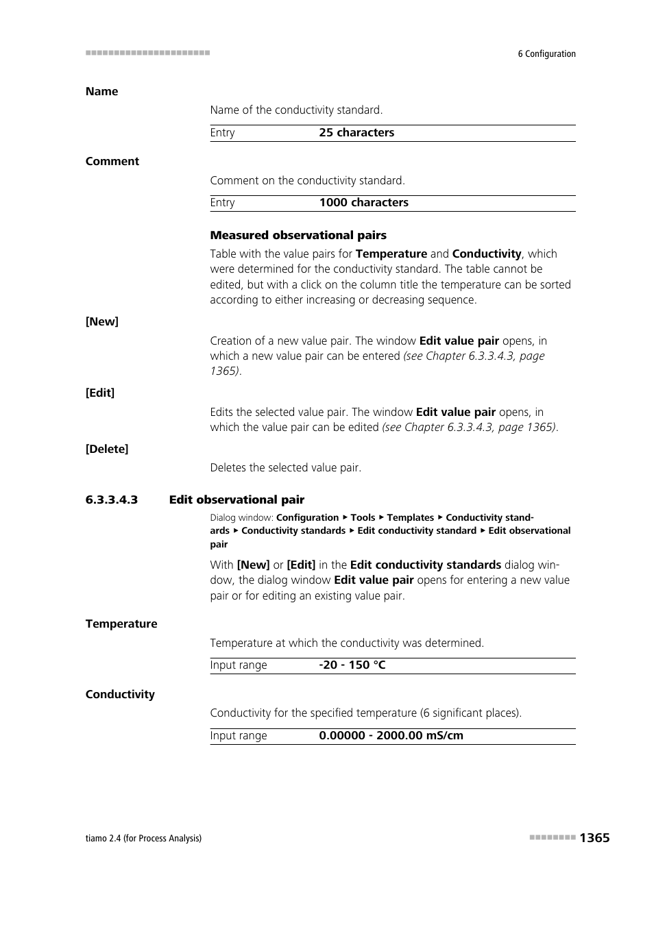 3 edit observational pair | Metrohm tiamo 2.4 (process analysis) User Manual | Page 1381 / 1809