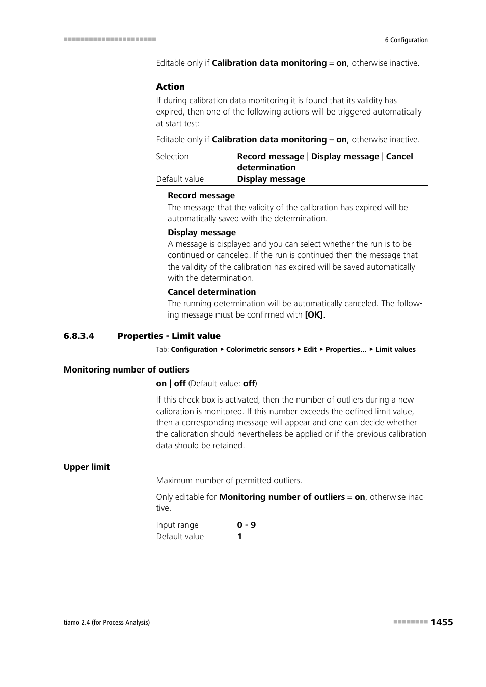 4 properties - limit value | Metrohm tiamo 2.4 (process analysis) User Manual | Page 1471 / 1809