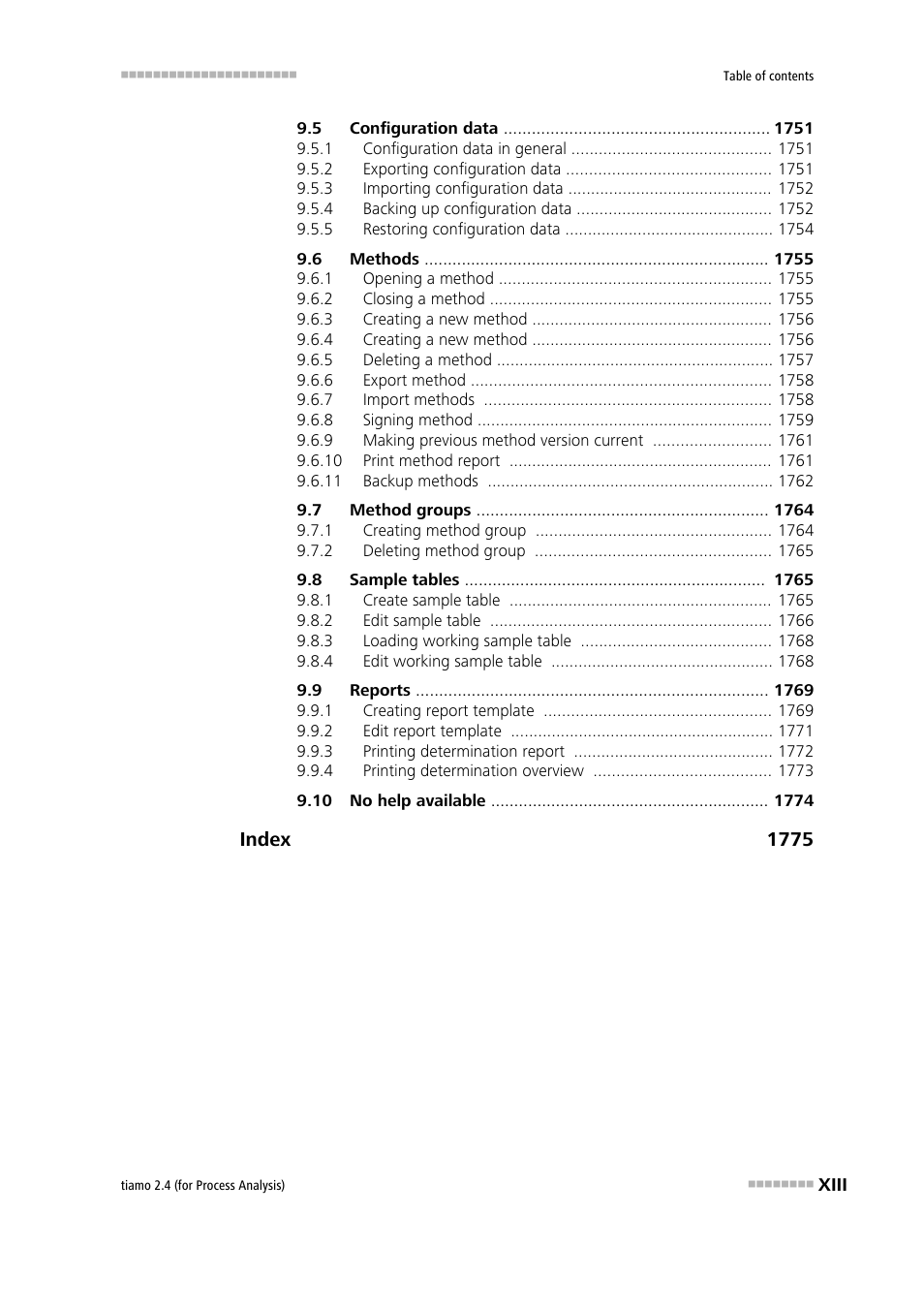 Metrohm tiamo 2.4 (process analysis) User Manual | Page 15 / 1809