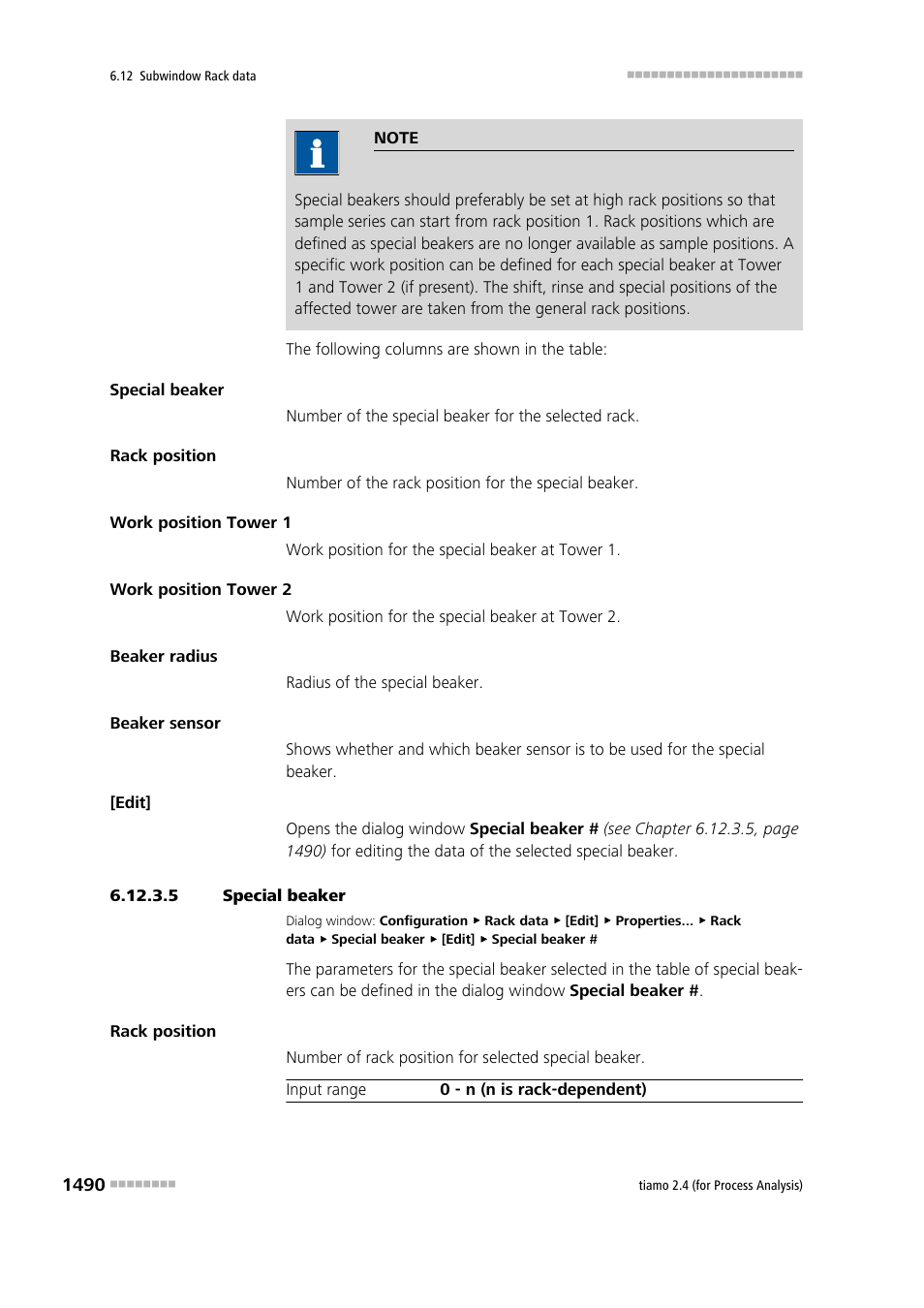 5 special beaker | Metrohm tiamo 2.4 (process analysis) User Manual | Page 1506 / 1809