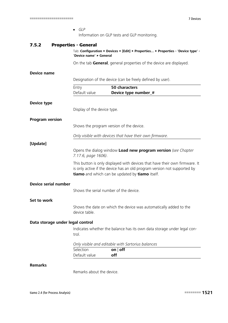 2 properties - general, Properties - general 1 | Metrohm tiamo 2.4 (process analysis) User Manual | Page 1537 / 1809