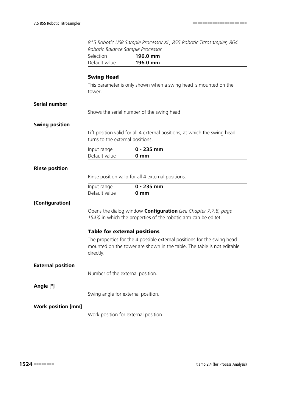 Metrohm tiamo 2.4 (process analysis) User Manual | Page 1540 / 1809