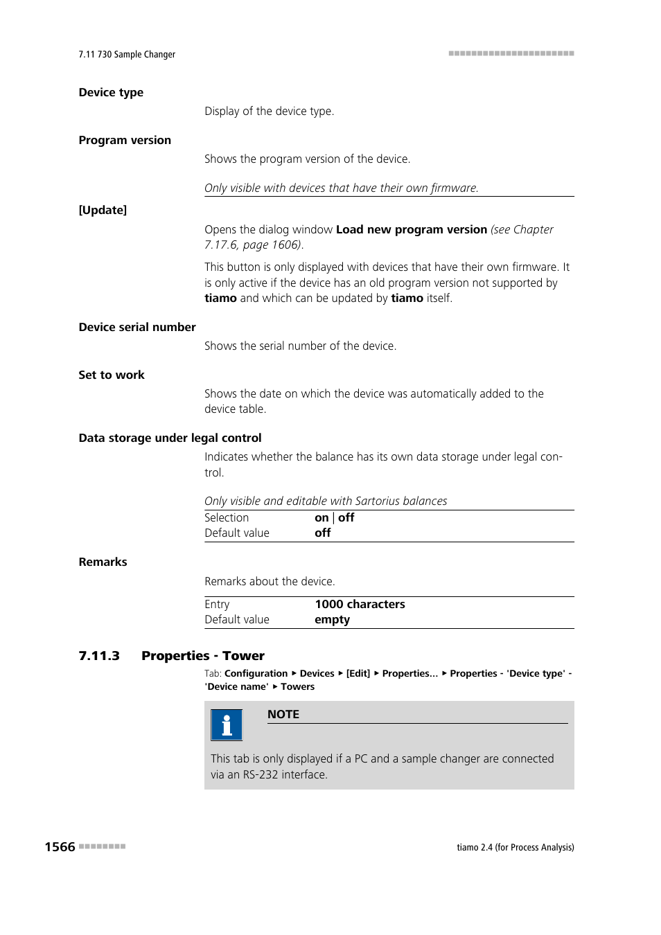 3 properties - tower, Properties - tower 6, Towers | Metrohm tiamo 2.4 (process analysis) User Manual | Page 1582 / 1809