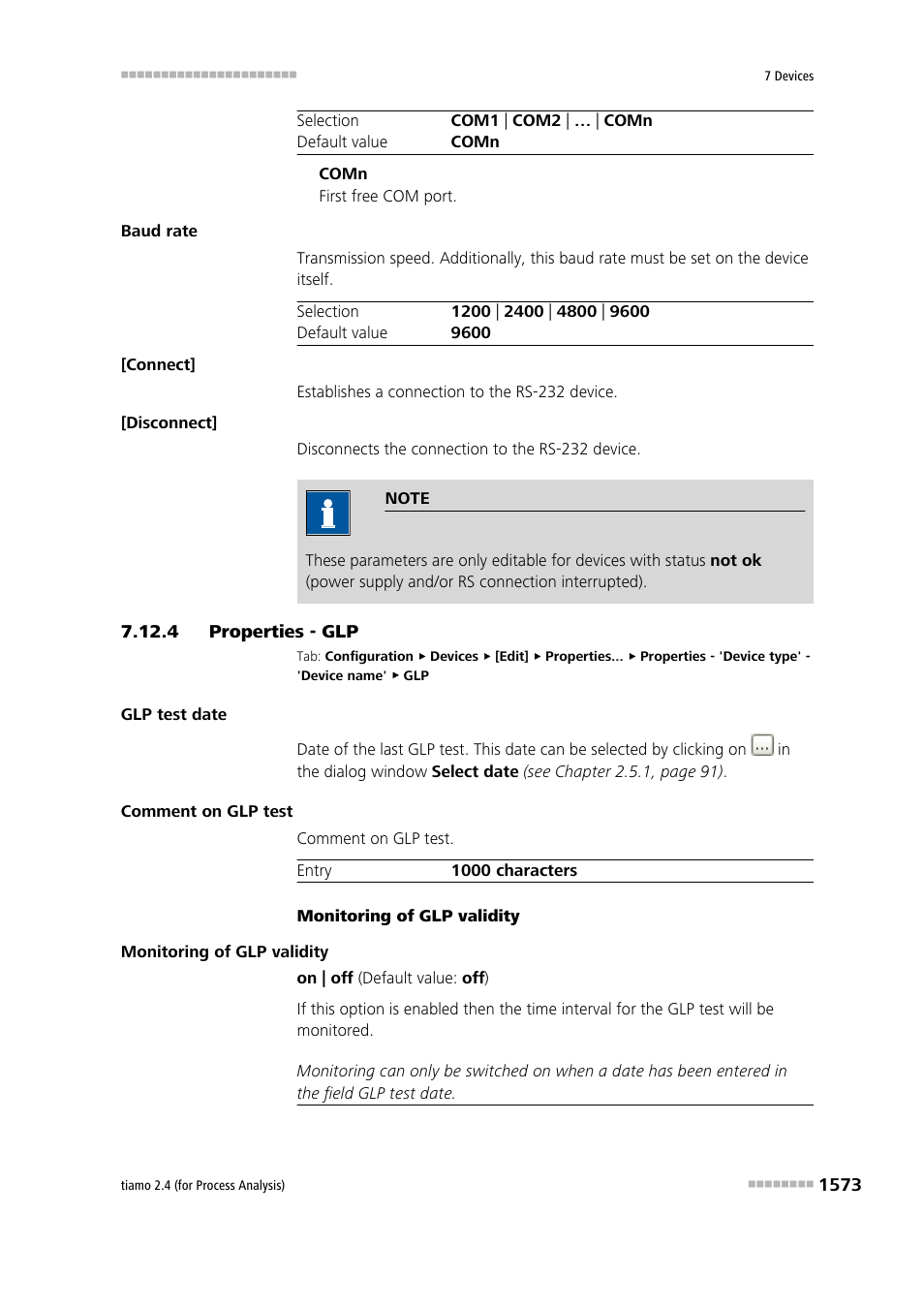 4 properties - glp, Properties - glp 3 | Metrohm tiamo 2.4 (process analysis) User Manual | Page 1589 / 1809