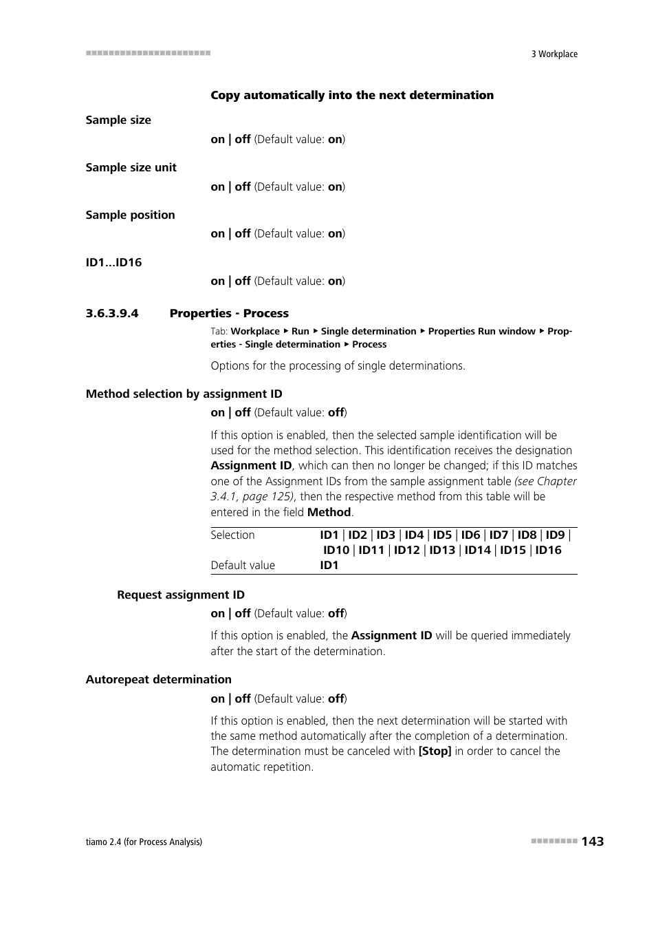 4 properties - process, Process | Metrohm tiamo 2.4 (process analysis) User Manual | Page 159 / 1809