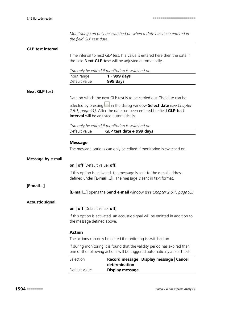 Metrohm tiamo 2.4 (process analysis) User Manual | Page 1610 / 1809