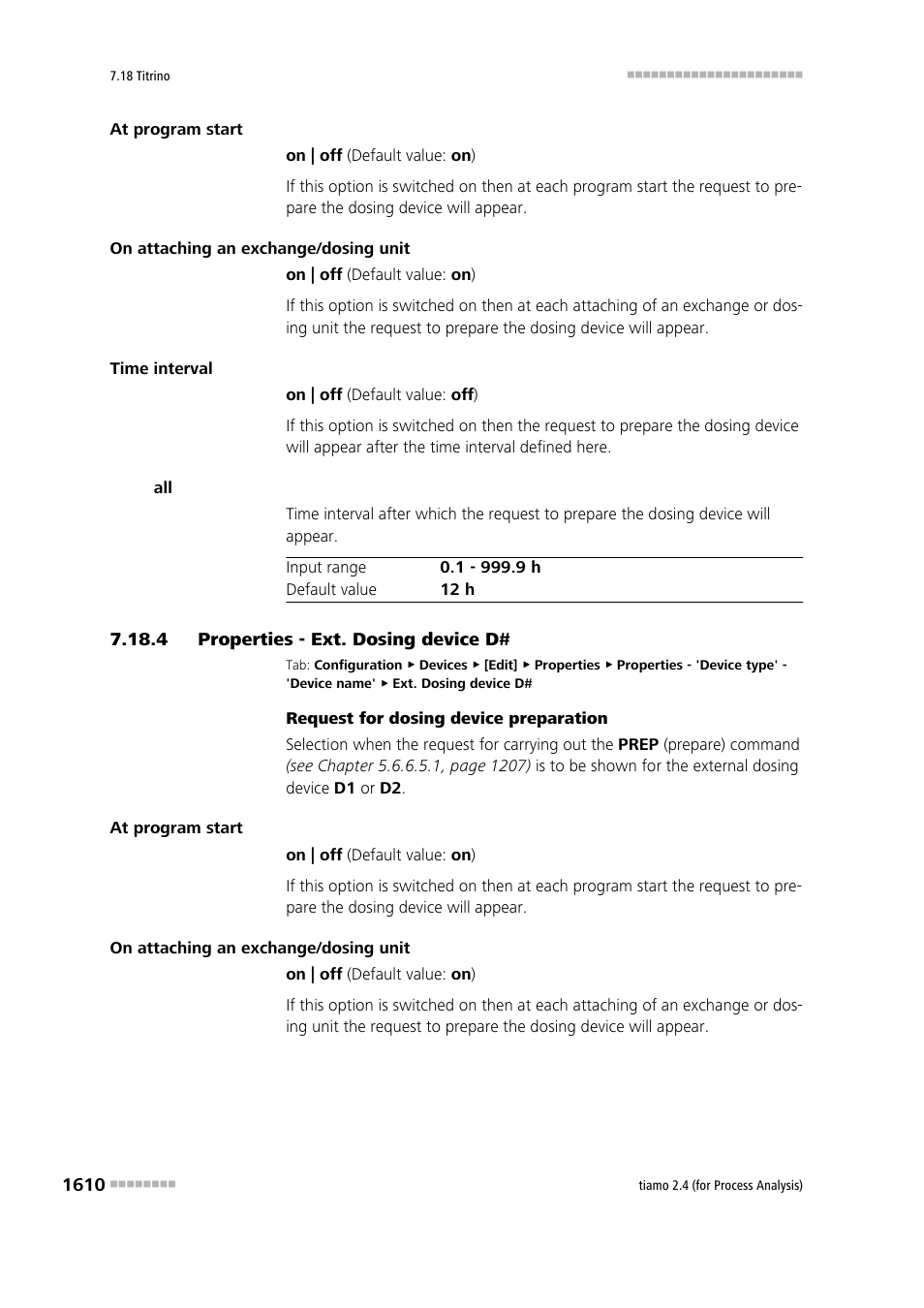 4 properties - ext. dosing device d, Properties - ext. dosing device d# 0, Ext. dosing device d1/d2 | Metrohm tiamo 2.4 (process analysis) User Manual | Page 1626 / 1809
