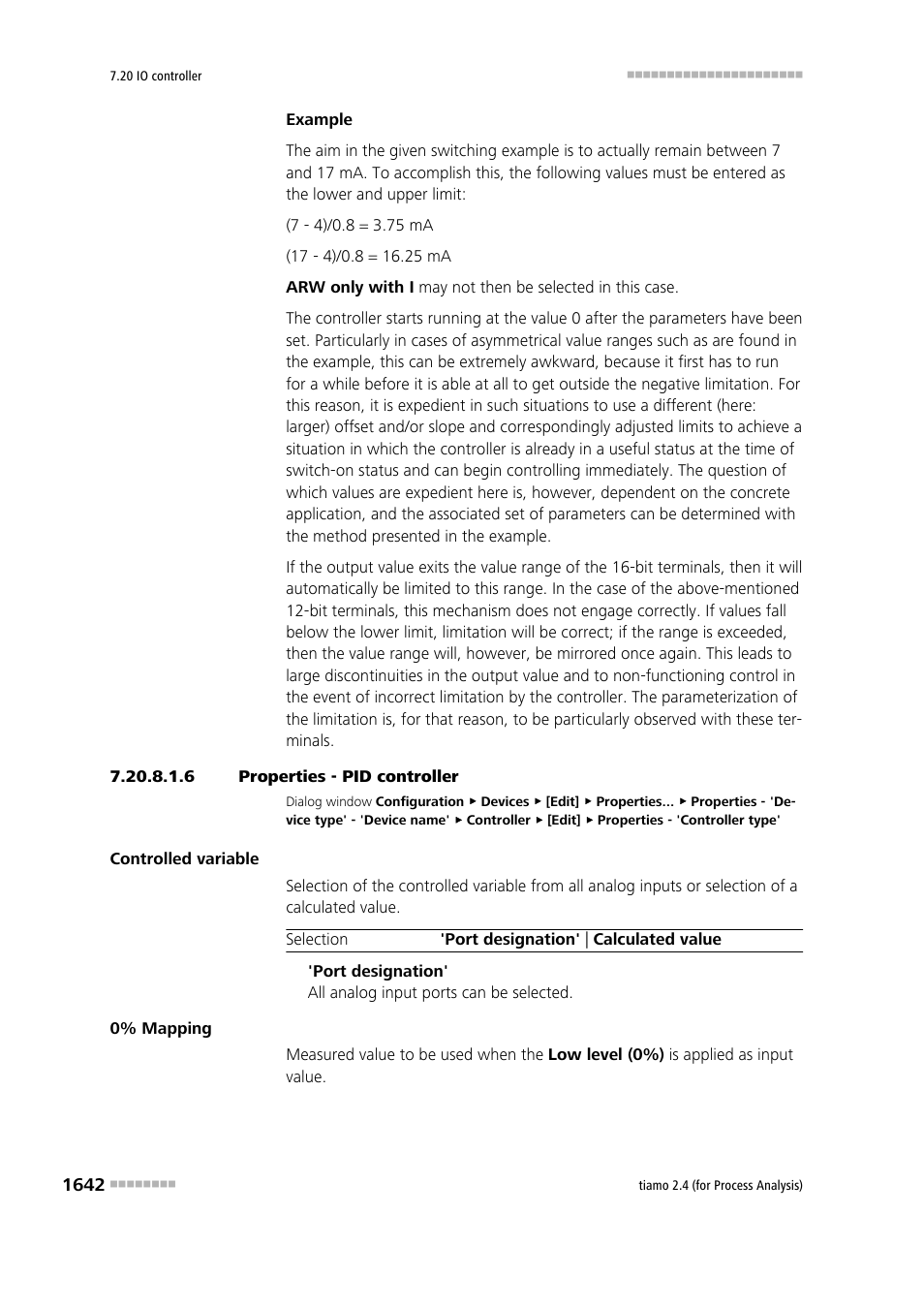 6 properties - pid controller | Metrohm tiamo 2.4 (process analysis) User Manual | Page 1658 / 1809