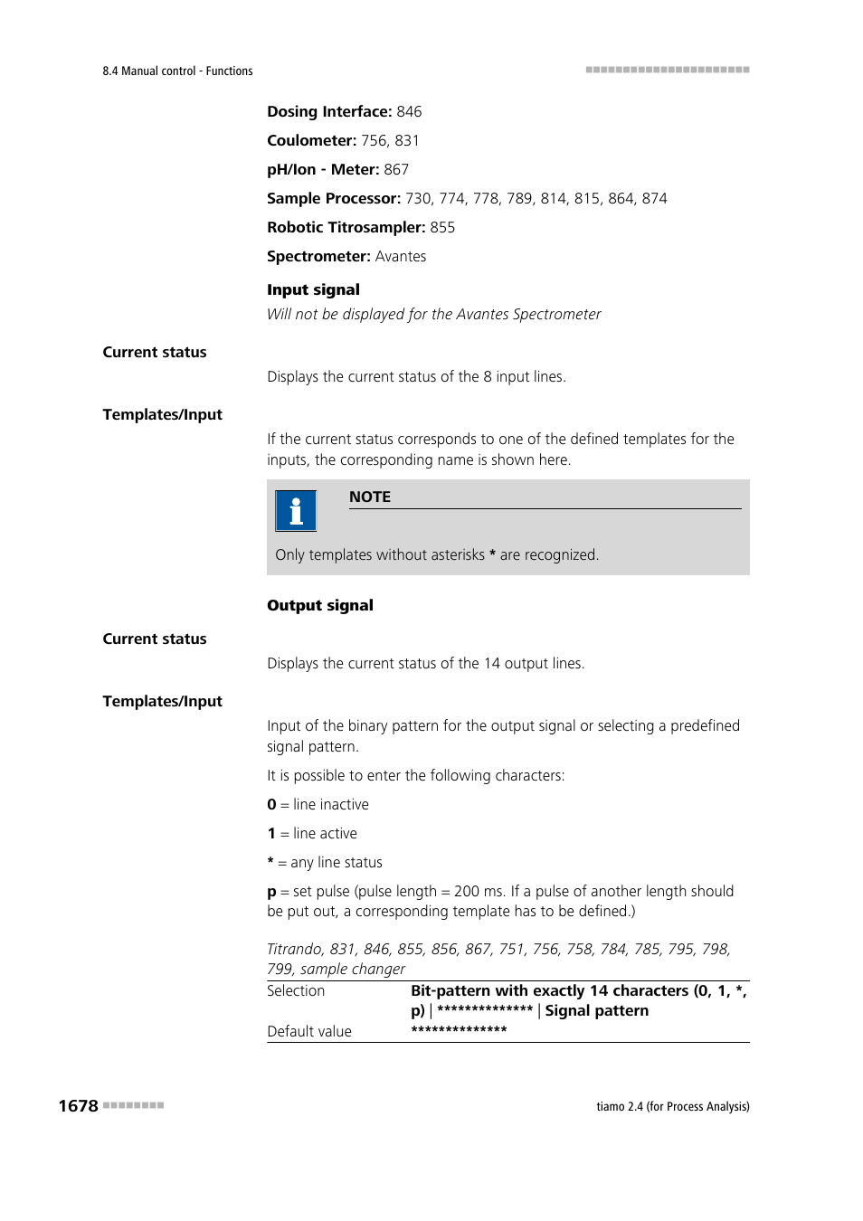 Metrohm tiamo 2.4 (process analysis) User Manual | Page 1694 / 1809