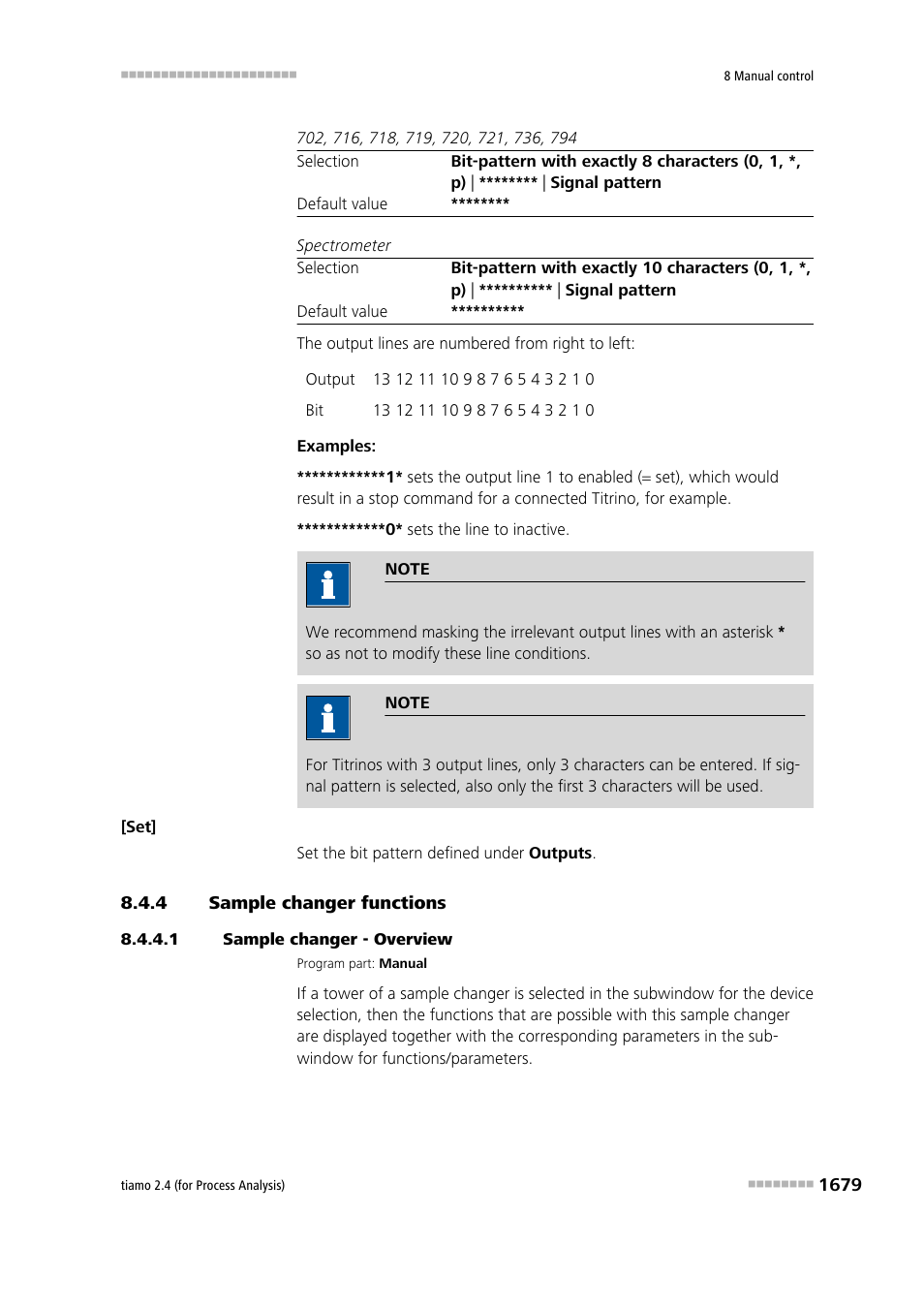 4 sample changer functions, 1 sample changer - overview, Sample changer functions 9 | Metrohm tiamo 2.4 (process analysis) User Manual | Page 1695 / 1809