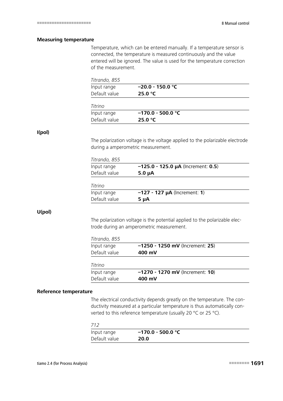 Metrohm tiamo 2.4 (process analysis) User Manual | Page 1707 / 1809