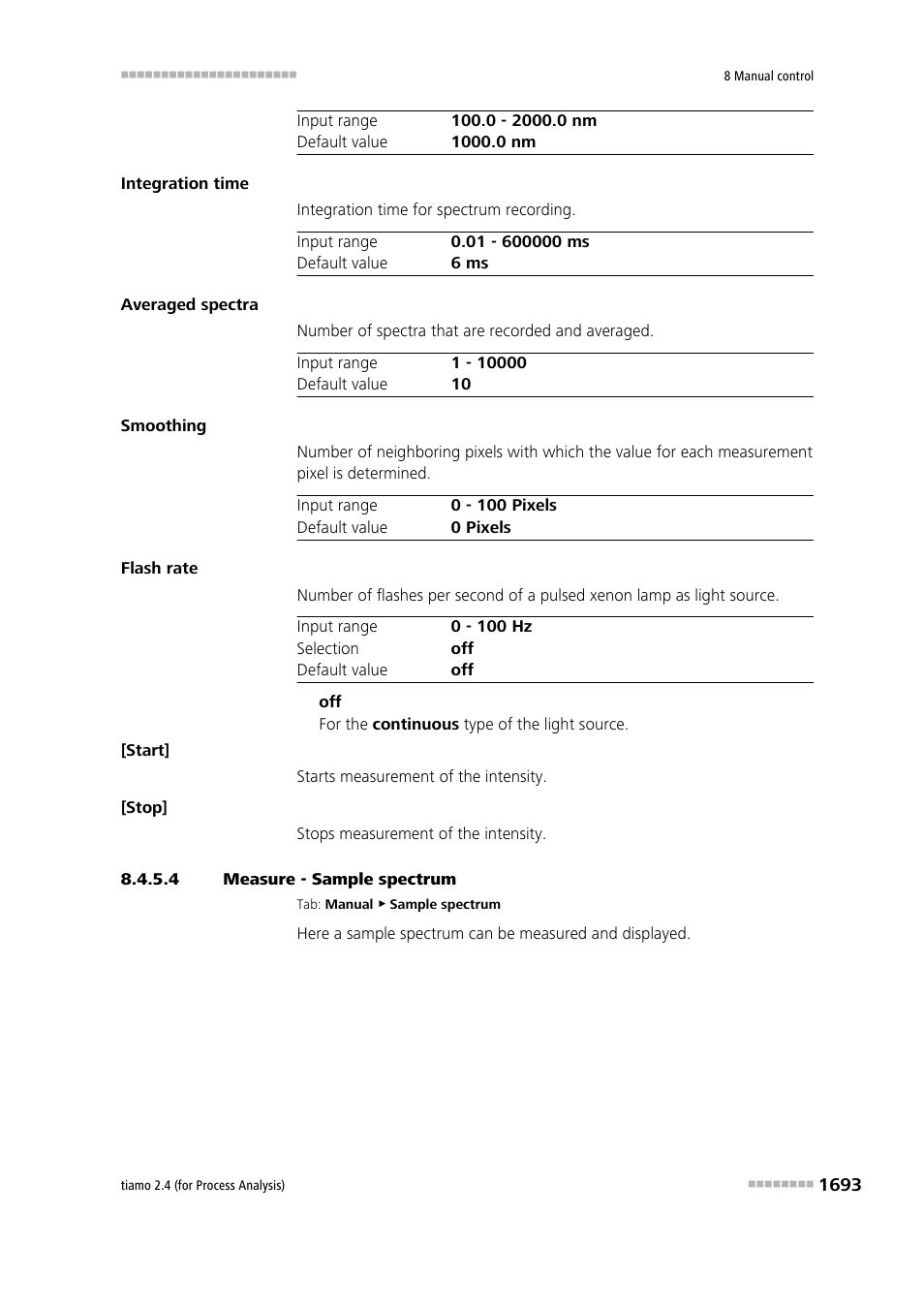 4 measure - sample spectrum | Metrohm tiamo 2.4 (process analysis) User Manual | Page 1709 / 1809