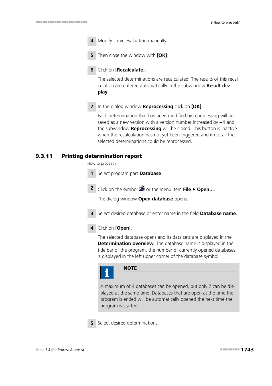 11 printing determination report, Printing determination report 3 | Metrohm tiamo 2.4 (process analysis) User Manual | Page 1759 / 1809