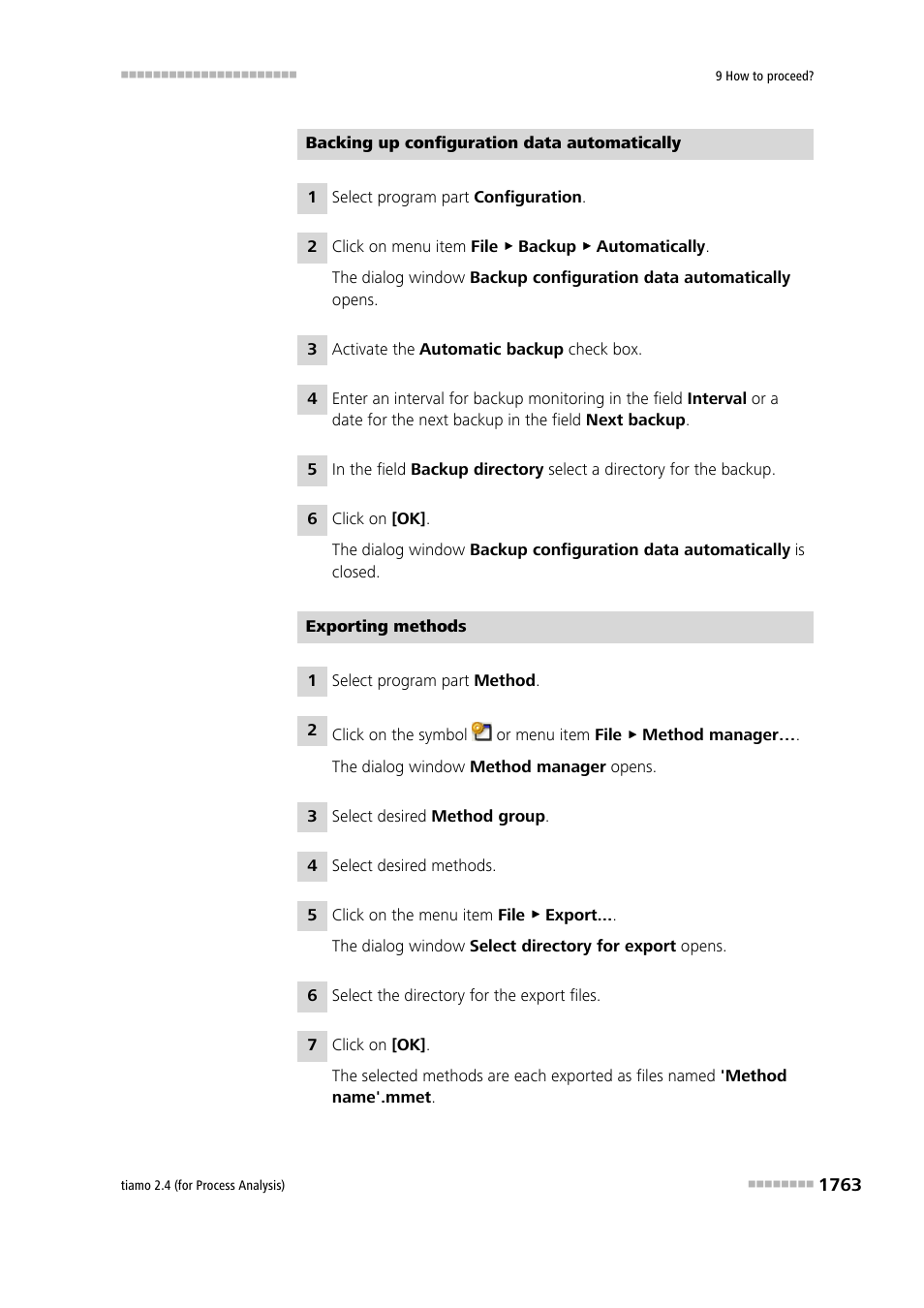 Metrohm tiamo 2.4 (process analysis) User Manual | Page 1779 / 1809