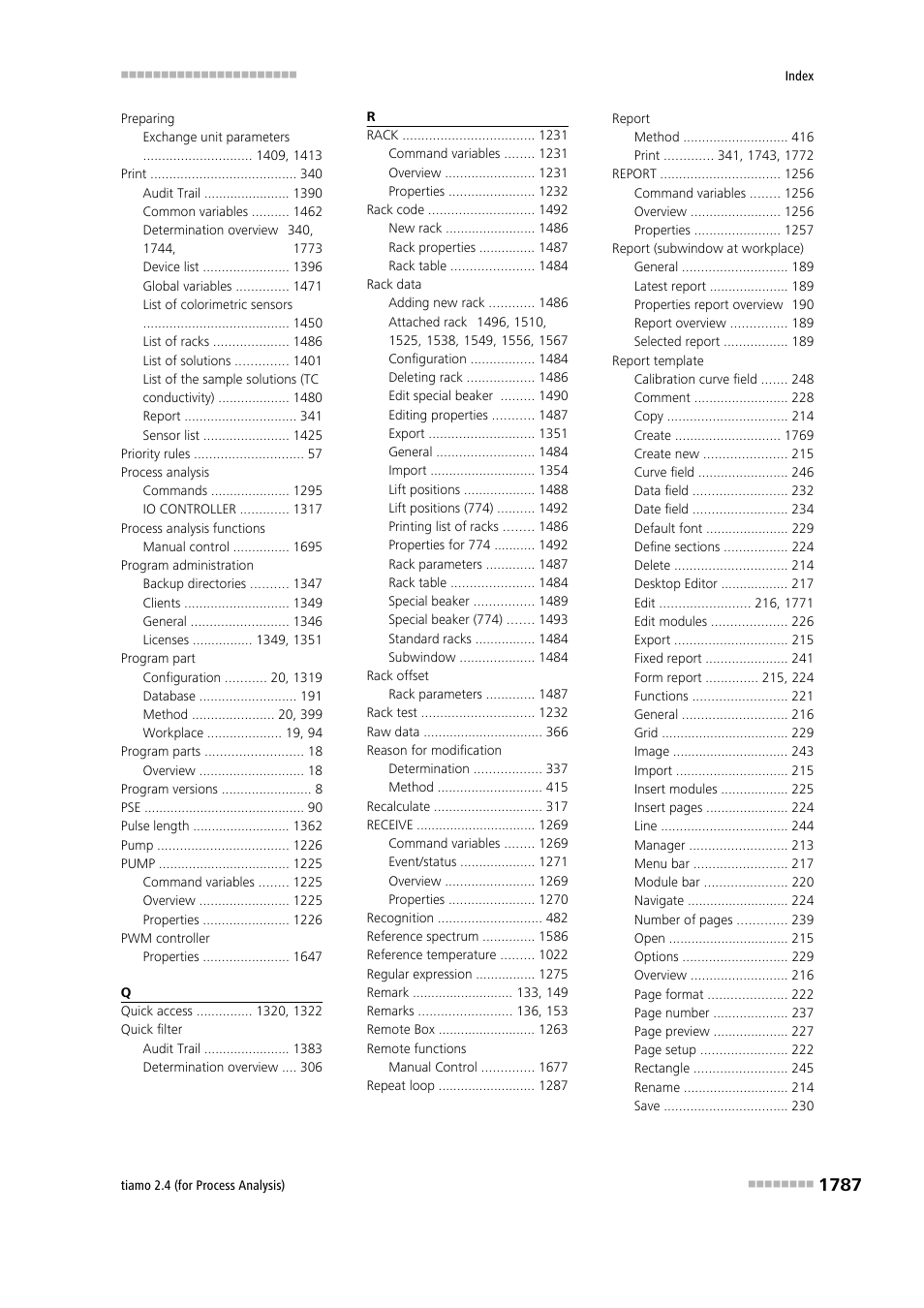 Metrohm tiamo 2.4 (process analysis) User Manual | Page 1803 / 1809