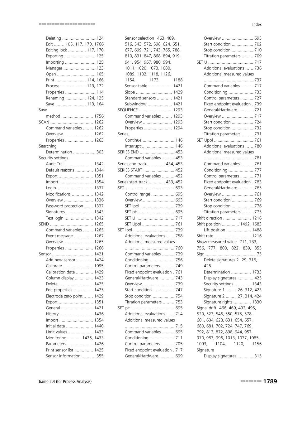 Metrohm tiamo 2.4 (process analysis) User Manual | Page 1805 / 1809