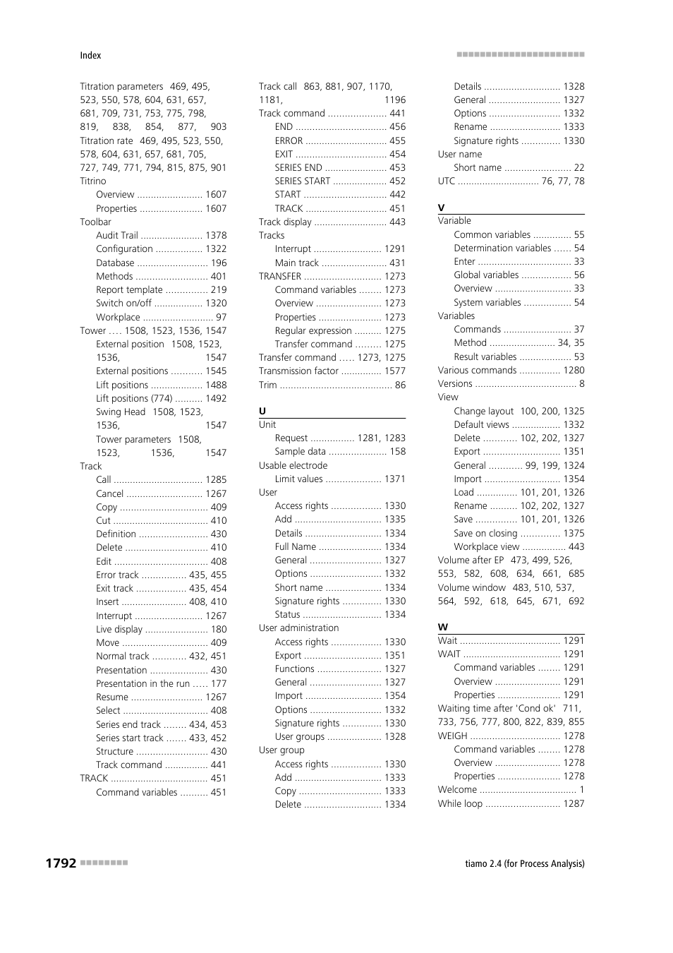 Metrohm tiamo 2.4 (process analysis) User Manual | Page 1808 / 1809