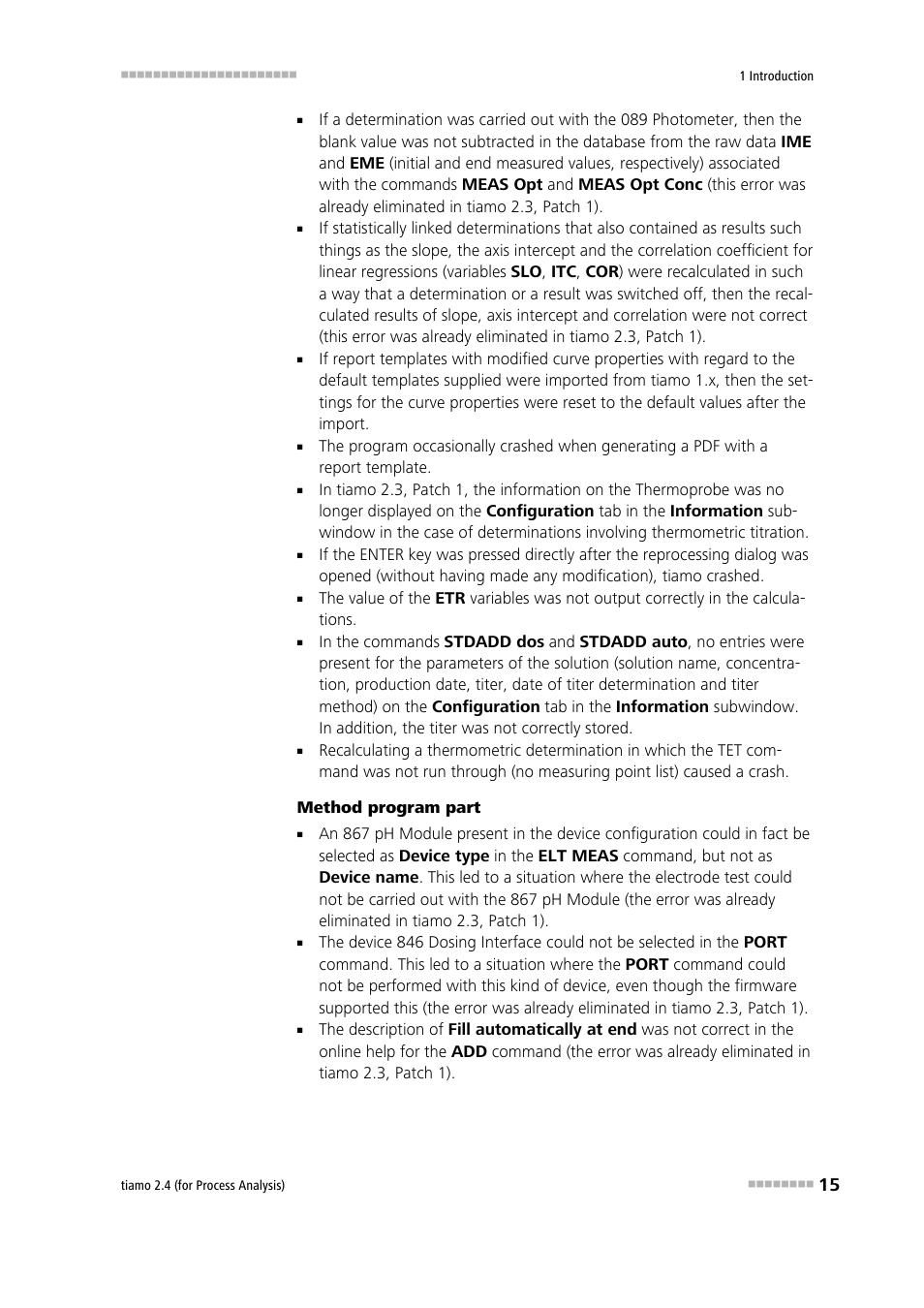 Metrohm tiamo 2.4 (process analysis) User Manual | Page 31 / 1809