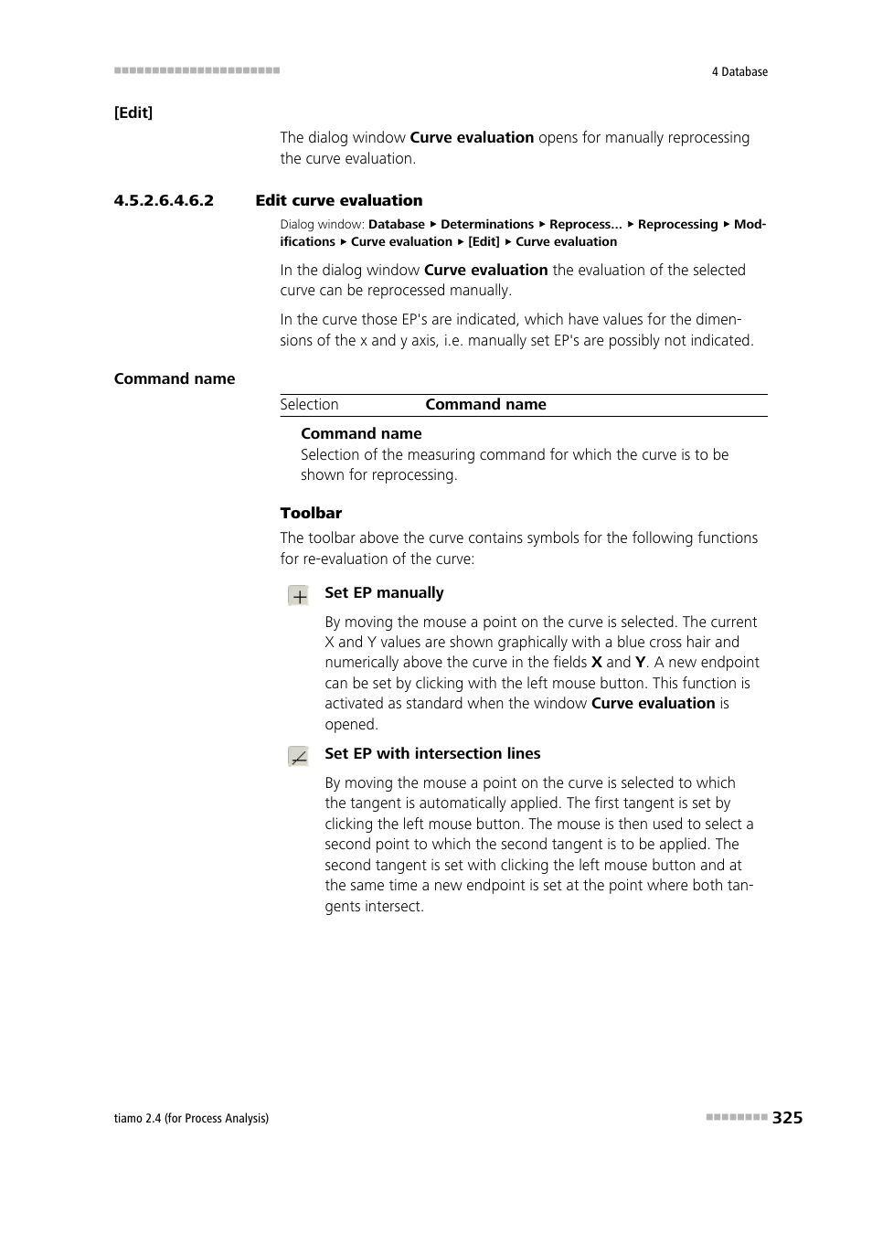 2 edit curve evaluation | Metrohm tiamo 2.4 (process analysis) User Manual | Page 341 / 1809