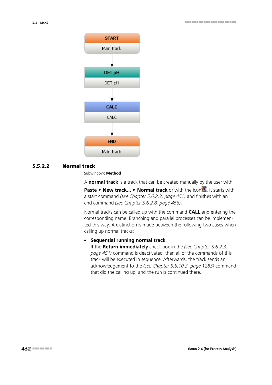 2 normal track, Normal track | Metrohm tiamo 2.4 (process analysis) User Manual | Page 448 / 1809