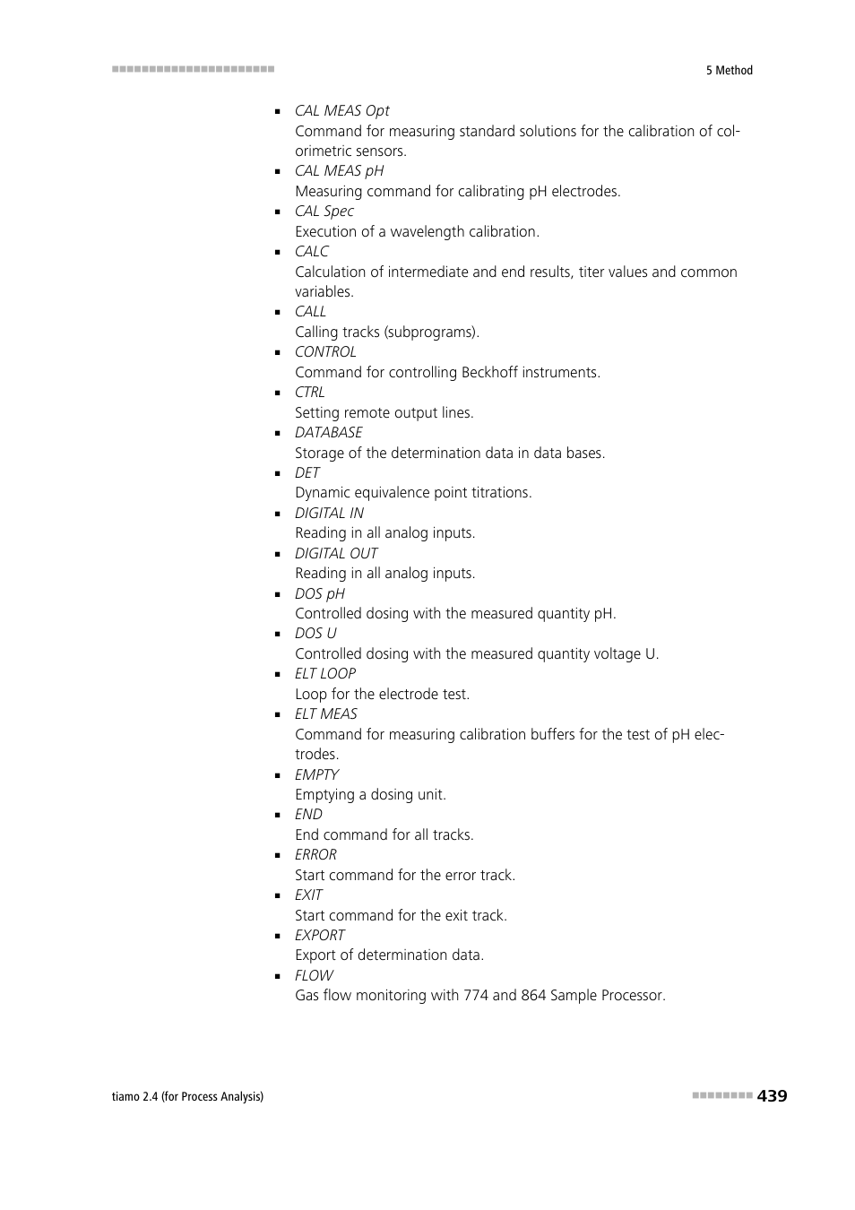 Metrohm tiamo 2.4 (process analysis) User Manual | Page 455 / 1809