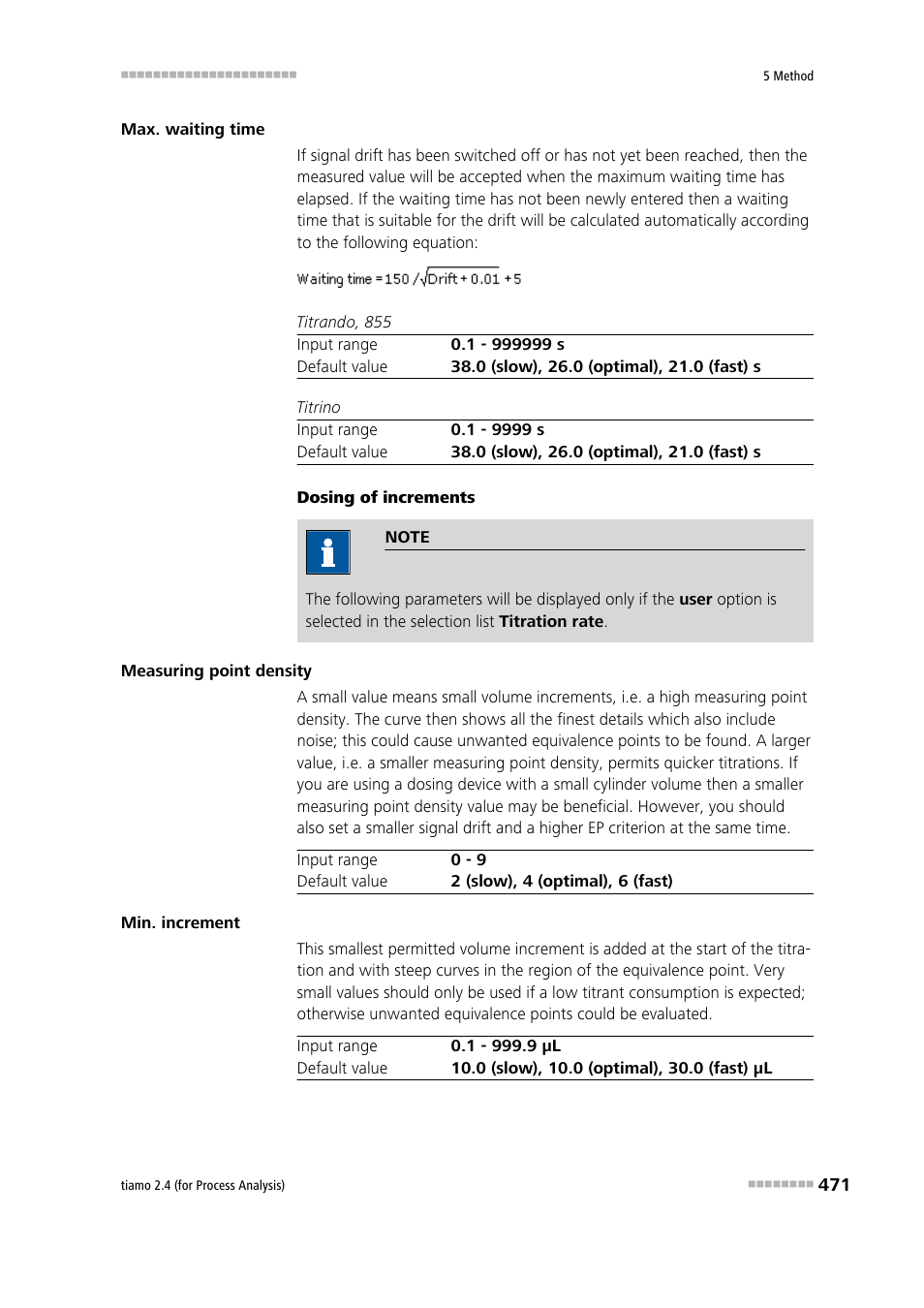 Metrohm tiamo 2.4 (process analysis) User Manual | Page 487 / 1809