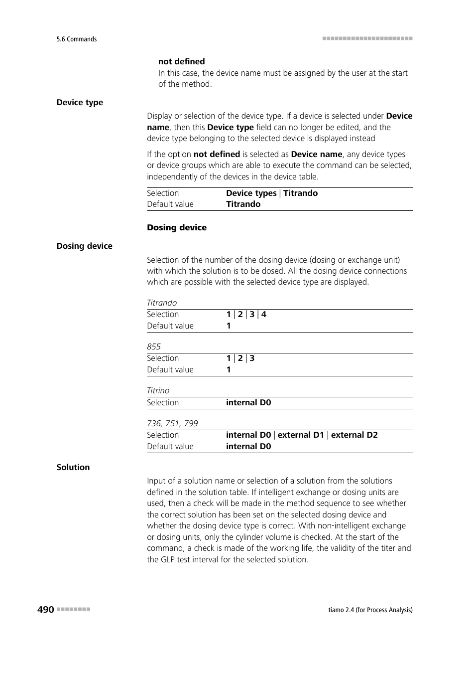 Metrohm tiamo 2.4 (process analysis) User Manual | Page 506 / 1809
