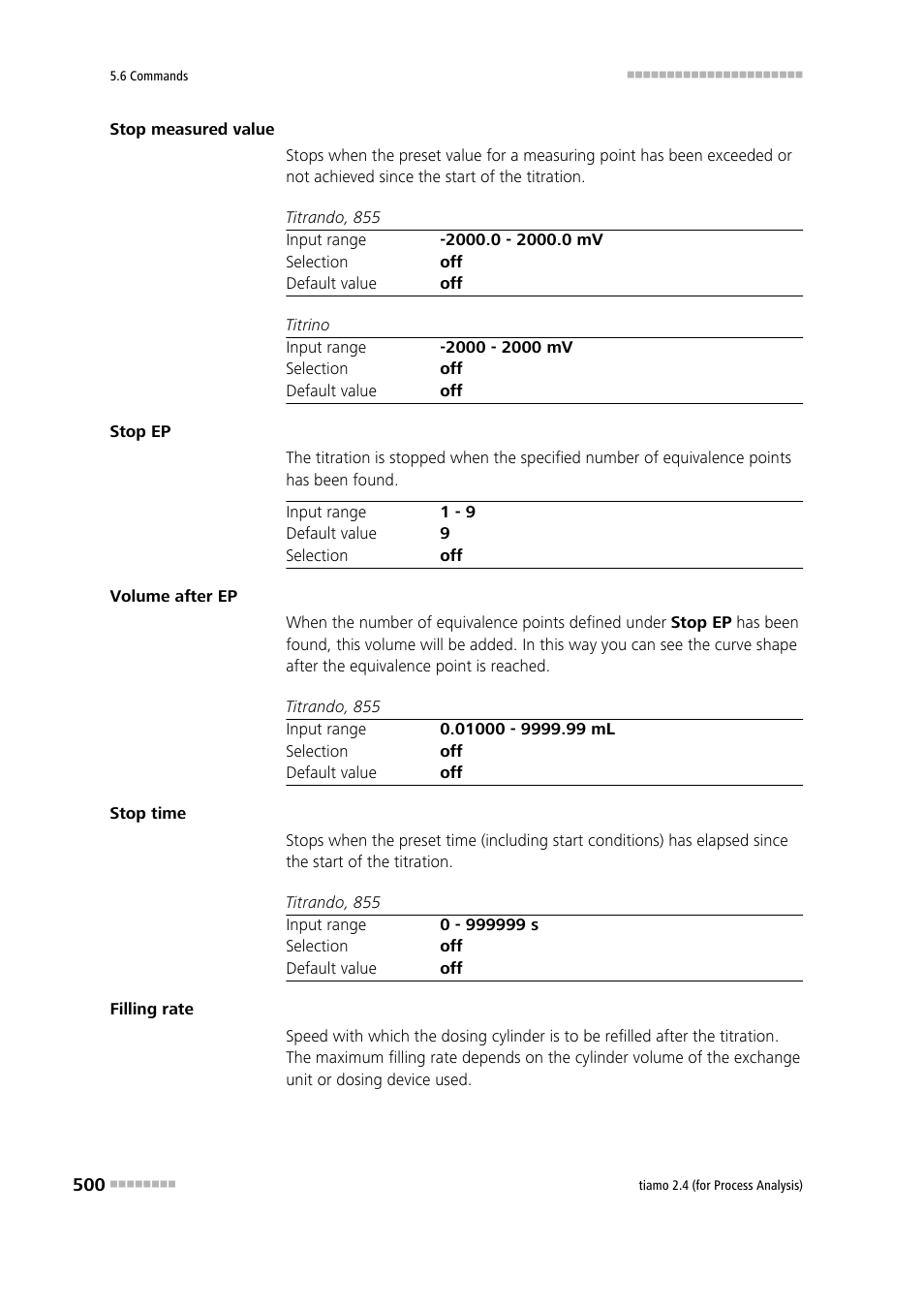 Metrohm tiamo 2.4 (process analysis) User Manual | Page 516 / 1809