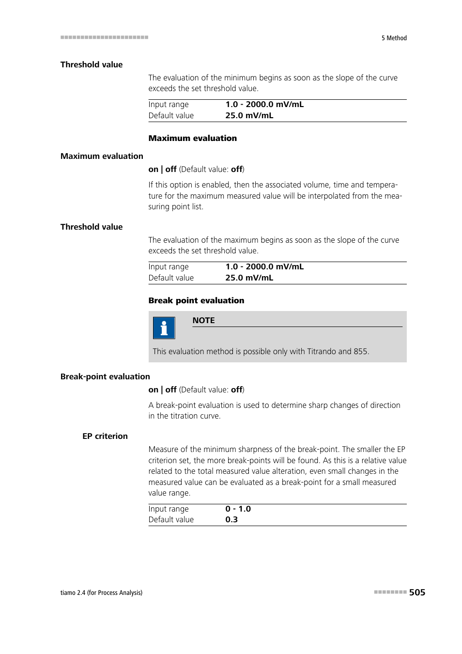 Metrohm tiamo 2.4 (process analysis) User Manual | Page 521 / 1809