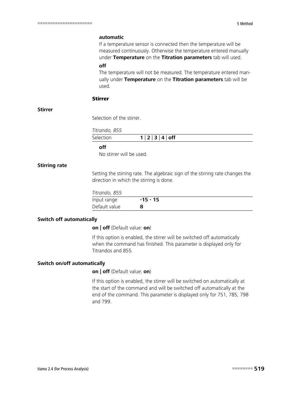 Metrohm tiamo 2.4 (process analysis) User Manual | Page 535 / 1809