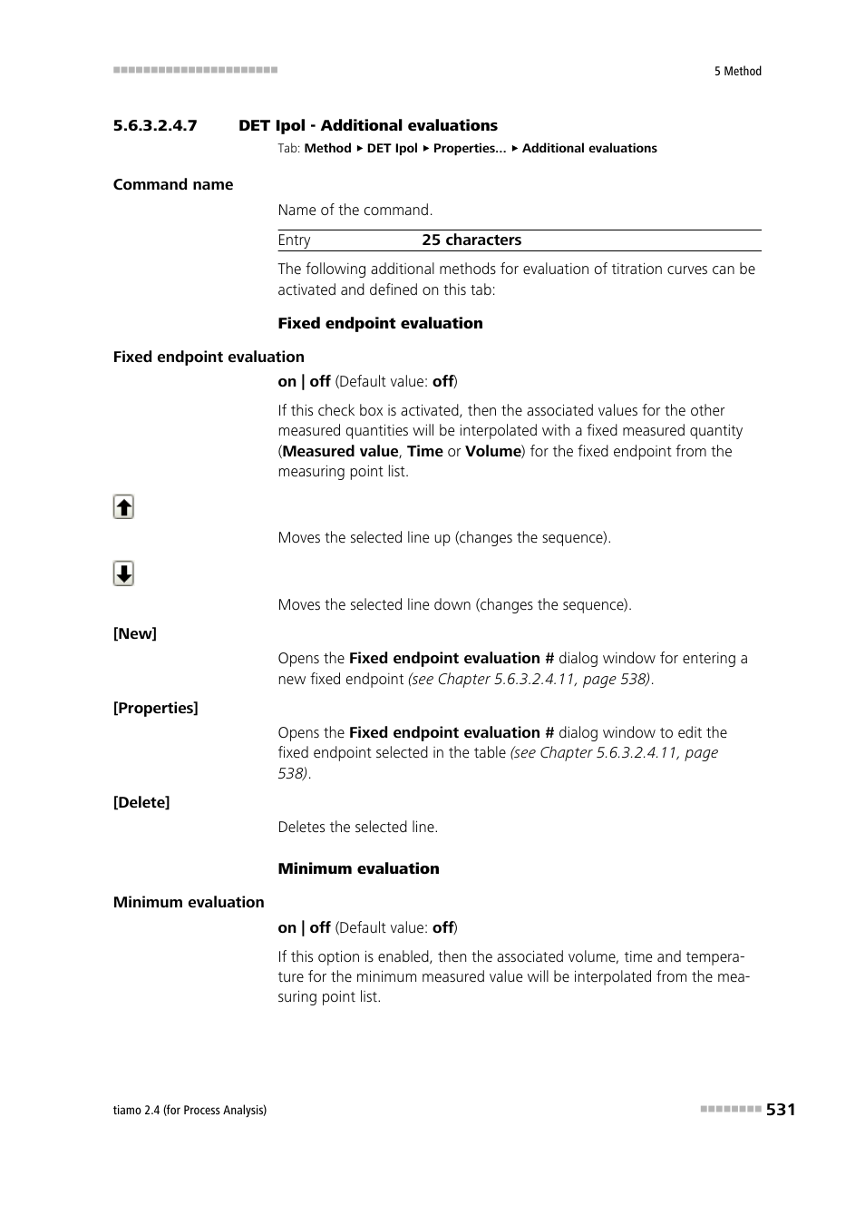 7 det ipol - additional evaluations | Metrohm tiamo 2.4 (process analysis) User Manual | Page 547 / 1809