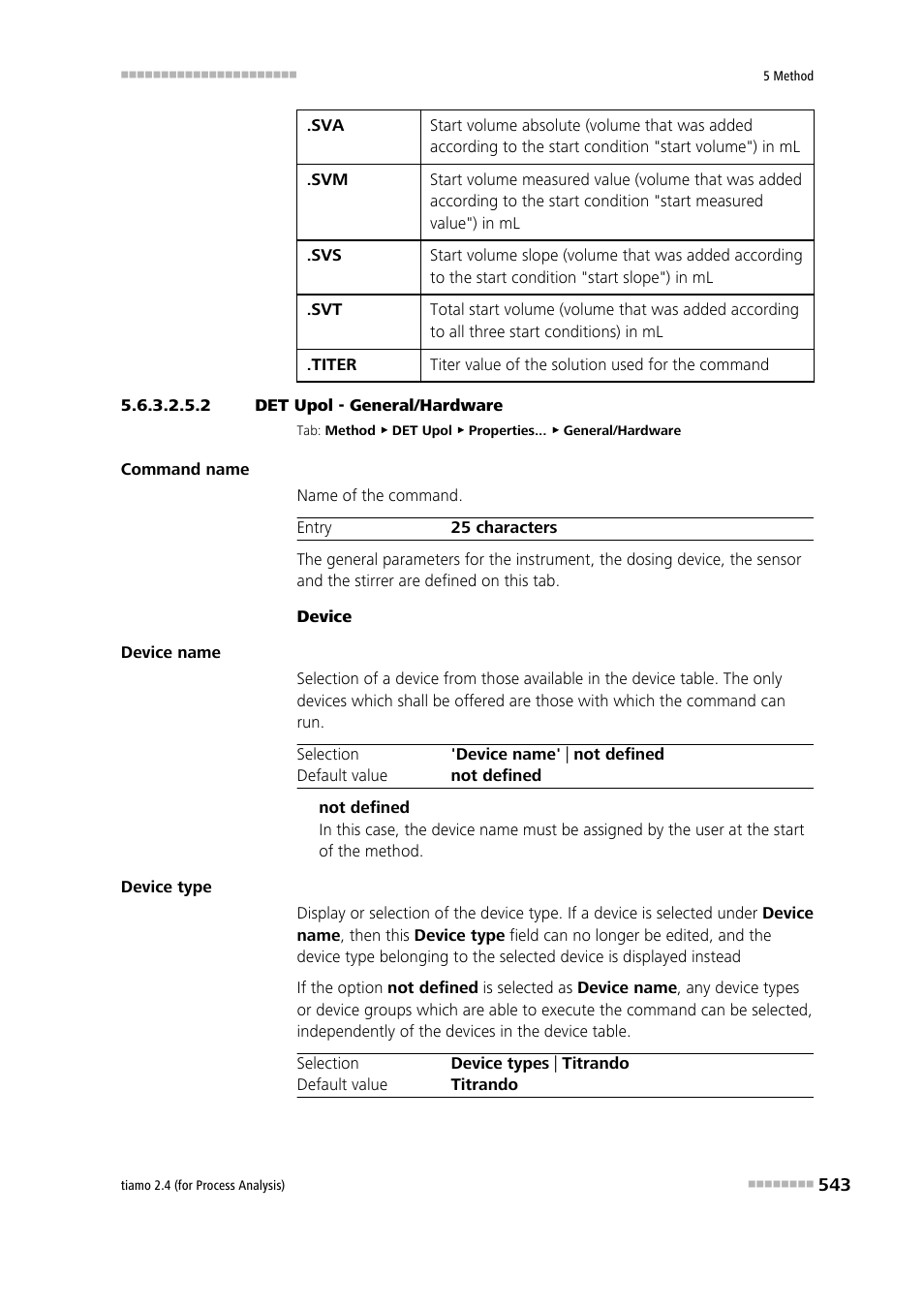 2 det upol - general/hardware, General/hardware | Metrohm tiamo 2.4 (process analysis) User Manual | Page 559 / 1809