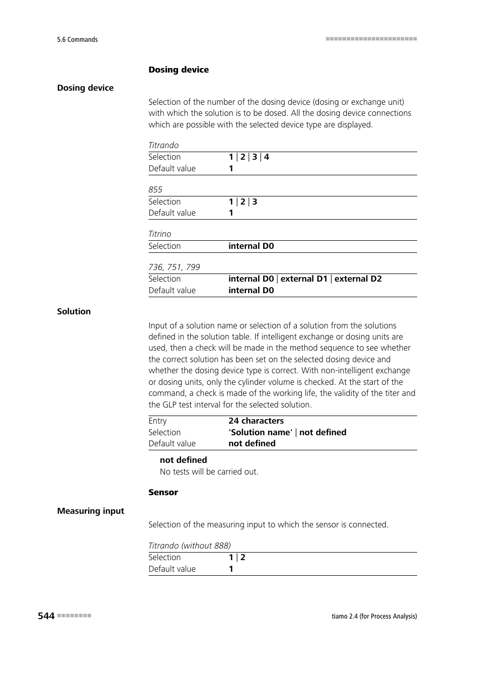 Metrohm tiamo 2.4 (process analysis) User Manual | Page 560 / 1809