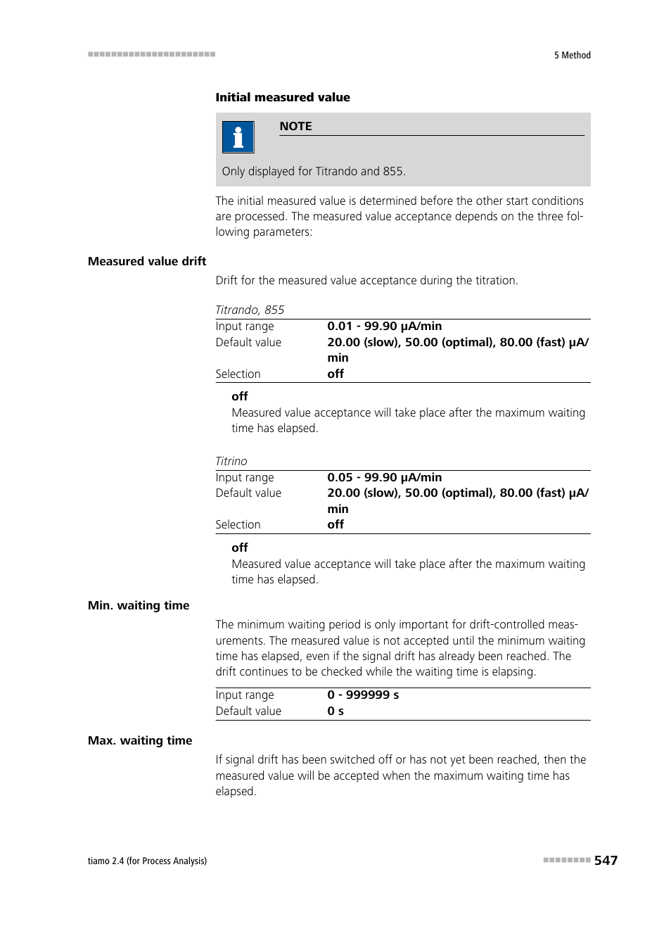 Metrohm tiamo 2.4 (process analysis) User Manual | Page 563 / 1809