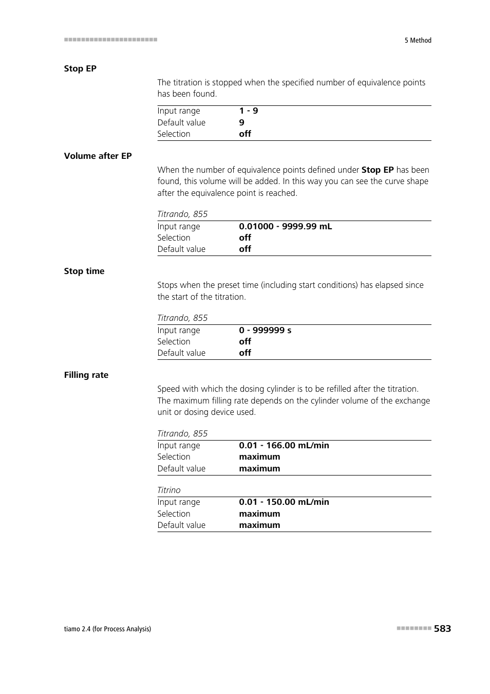 Metrohm tiamo 2.4 (process analysis) User Manual | Page 599 / 1809