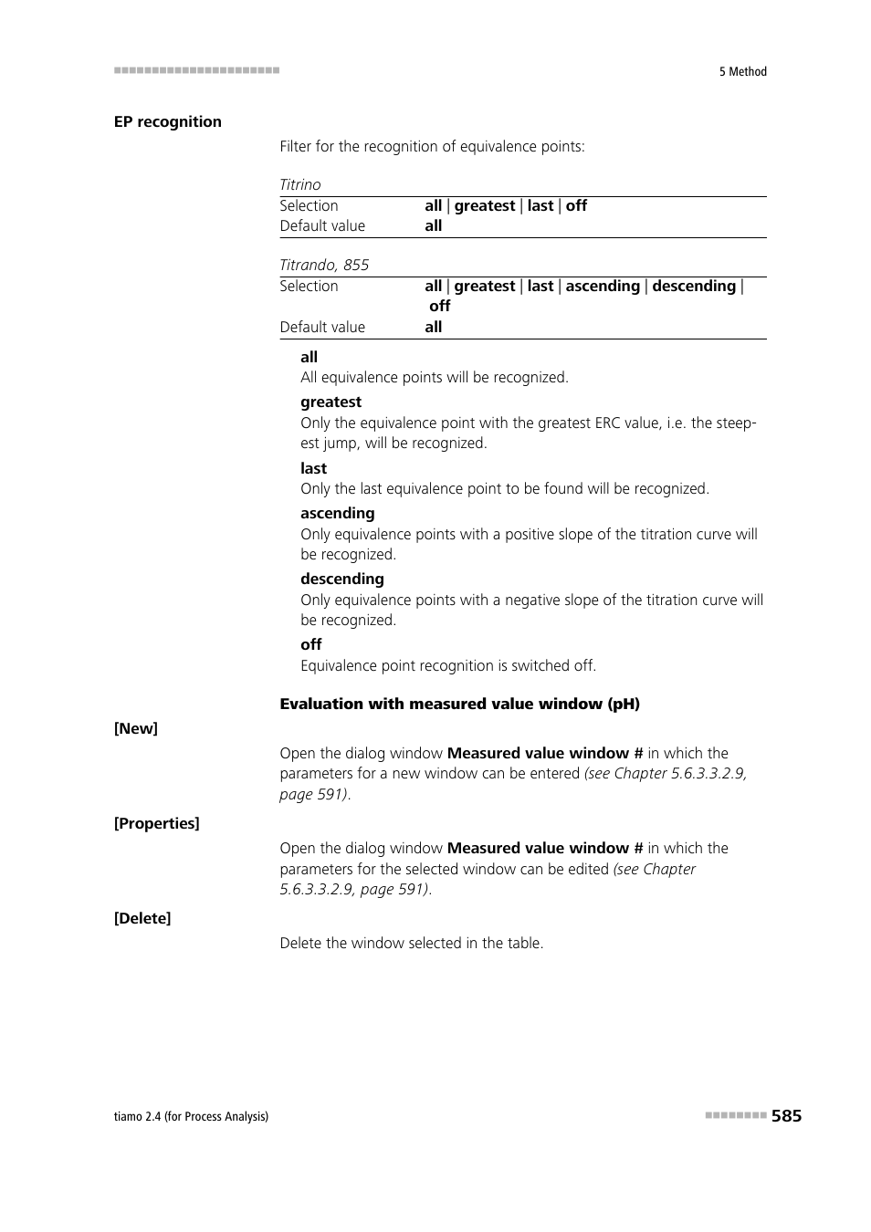 Metrohm tiamo 2.4 (process analysis) User Manual | Page 601 / 1809