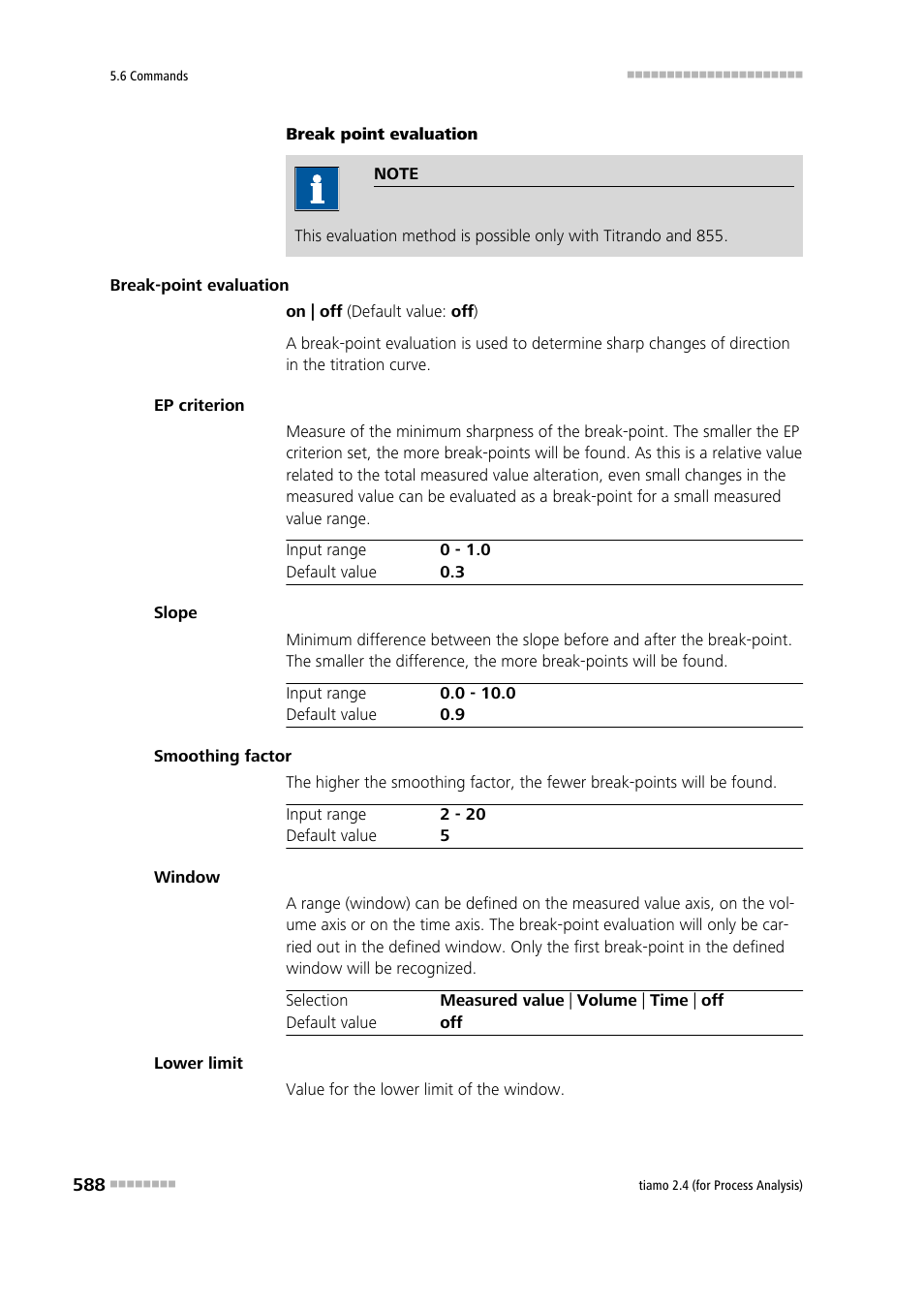 Metrohm tiamo 2.4 (process analysis) User Manual | Page 604 / 1809