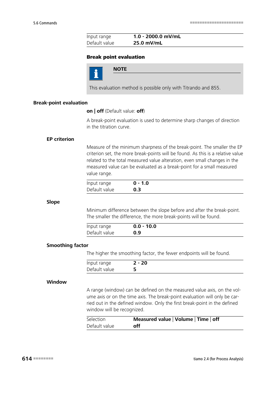 Metrohm tiamo 2.4 (process analysis) User Manual | Page 630 / 1809