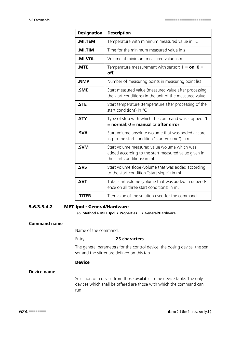 2 met ipol - general/hardware, General/hardware | Metrohm tiamo 2.4 (process analysis) User Manual | Page 640 / 1809