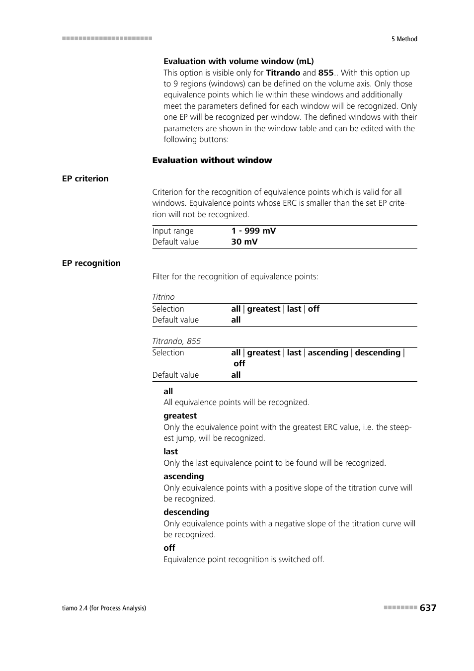 Metrohm tiamo 2.4 (process analysis) User Manual | Page 653 / 1809
