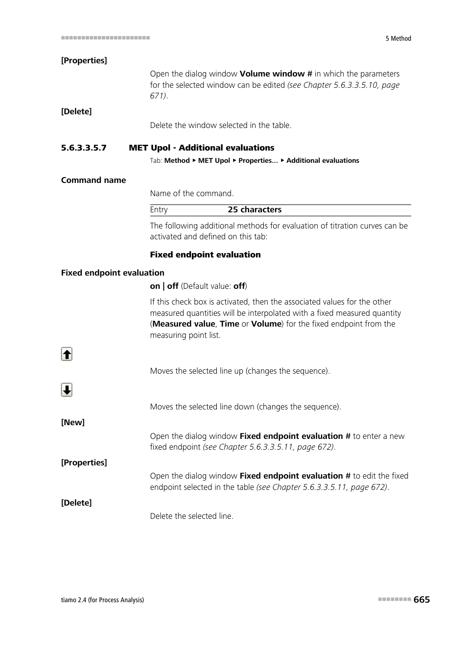 7 met upol - additional evaluations, Additional evaluations | Metrohm tiamo 2.4 (process analysis) User Manual | Page 681 / 1809