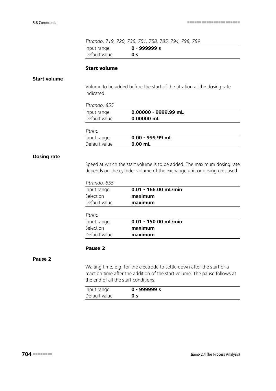 Metrohm tiamo 2.4 (process analysis) User Manual | Page 720 / 1809