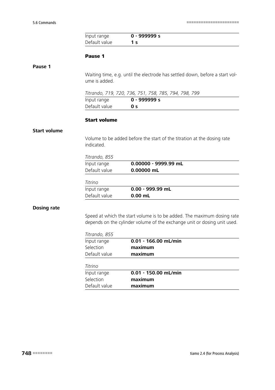 Metrohm tiamo 2.4 (process analysis) User Manual | Page 764 / 1809