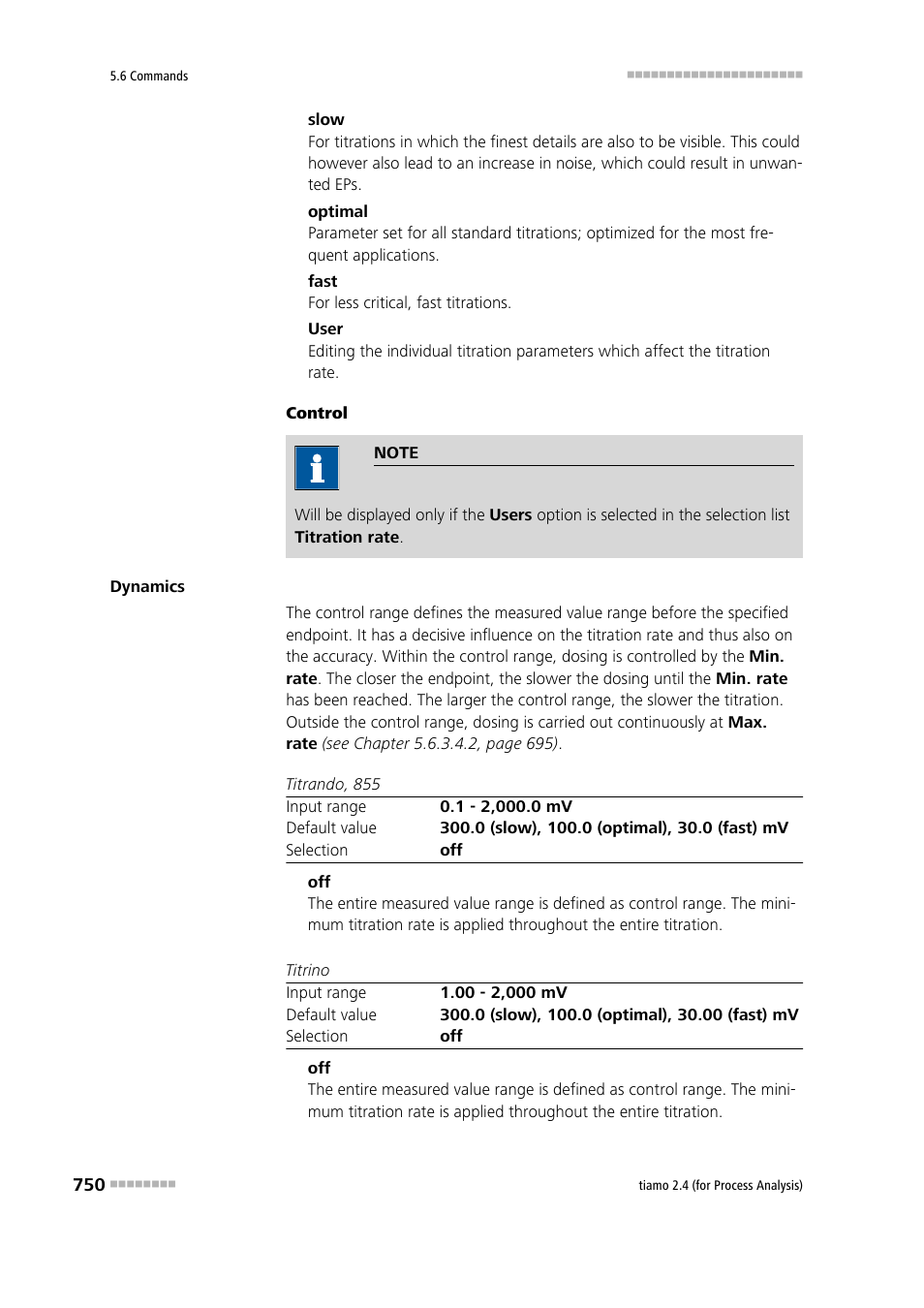 Metrohm tiamo 2.4 (process analysis) User Manual | Page 766 / 1809