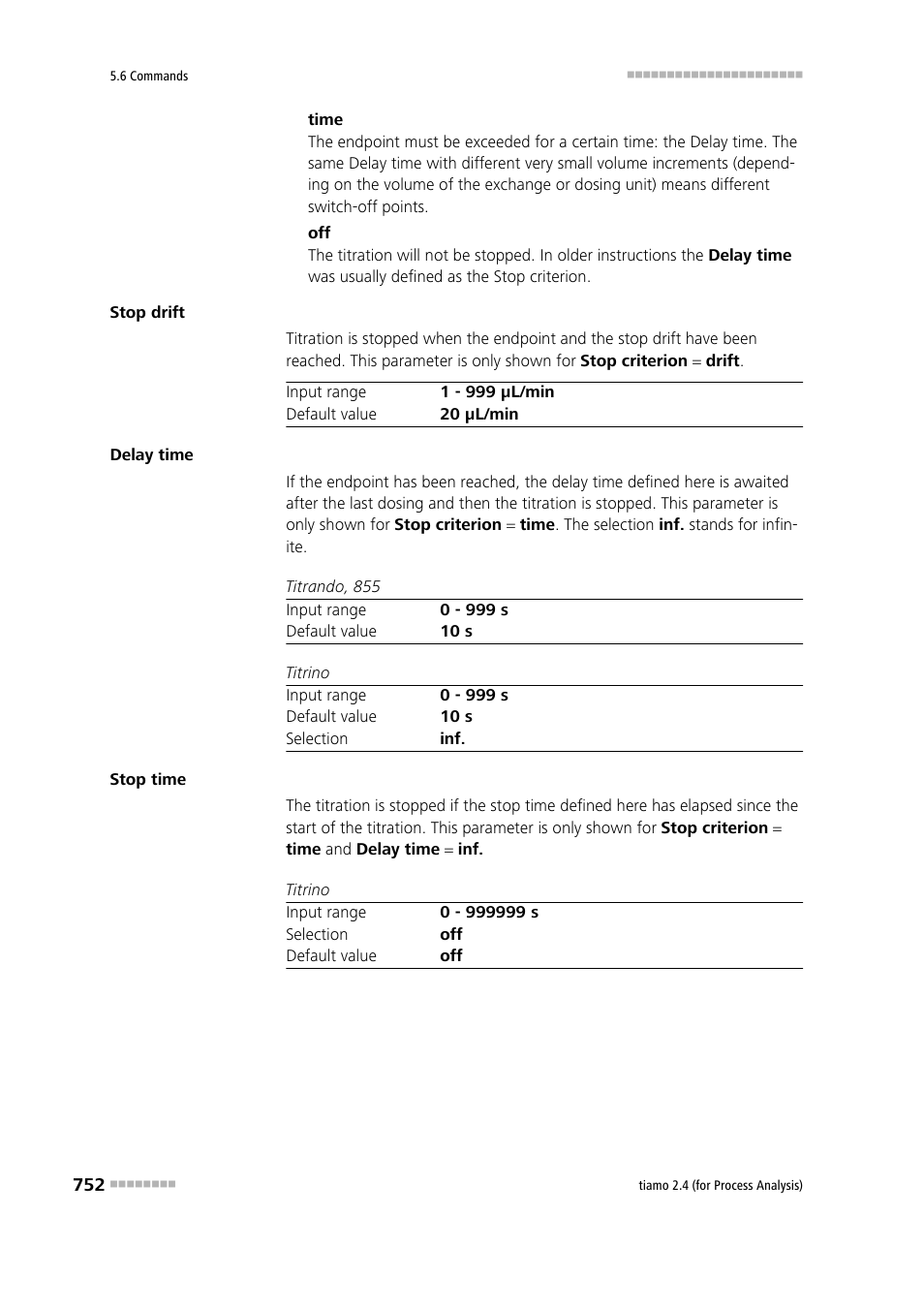 Metrohm tiamo 2.4 (process analysis) User Manual | Page 768 / 1809